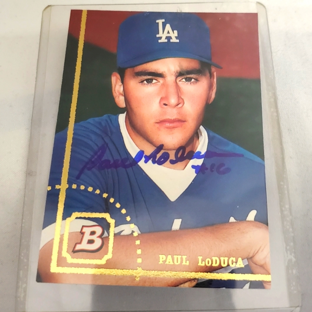 Paul LoDuca Signed Card
